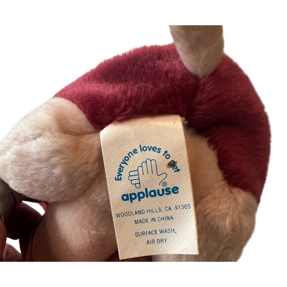 Vintage Applause Hush Puppies Bean Bag Plush w/Tags 6" - Picture 5 of 7